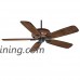 Casablanca 55051 Heathridge 60-Inch Aged Steel Ceiling Fan with Mountain Timber Non-Reversible Blades and Four Light Kit - B00II6DU6O